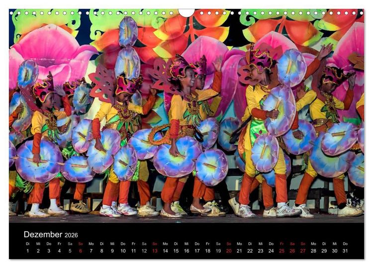 Produktbild: Philippinen - Natur und Fiesta (Wandkalender 2026 DIN A3 quer), CALVENDO Monatskalender