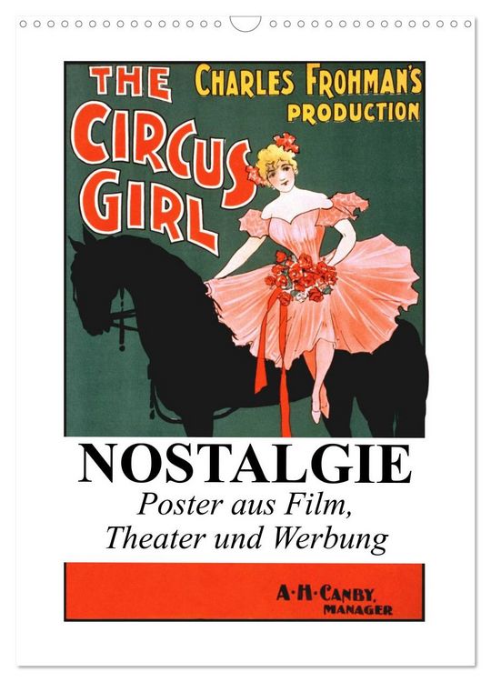 Produktbild: NOSTALGIE Poster aus Film, Theater und Werbung (Wandkalender 2026 DIN A3 hoch), CALVENDO Monatskalender