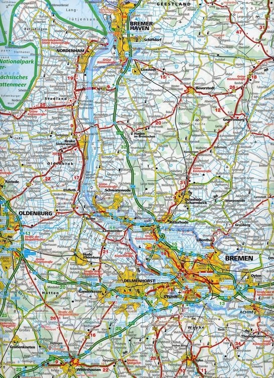 Produktbild: Deutsche Nordseek&uuml;ste - Bremen, Hamburg Nr. 1
