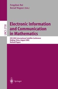 Produktbild: Electronic Information and Communication in Mathematics