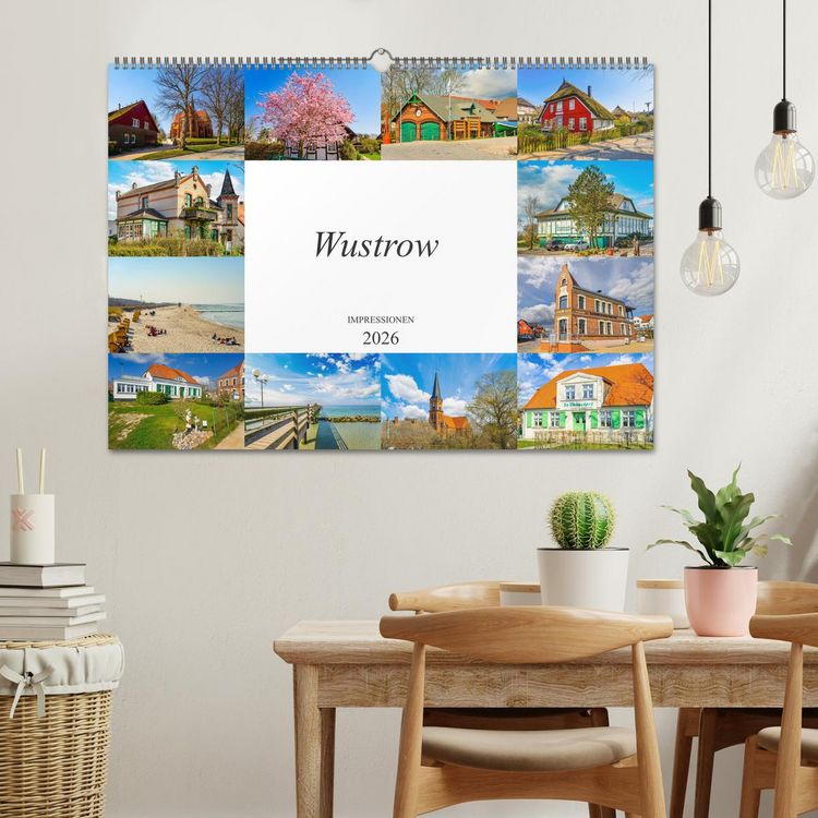 Produktbild: Wustrow Impressionen (Wandkalender 2026 DIN A2 quer), CALVENDO Monatskalender