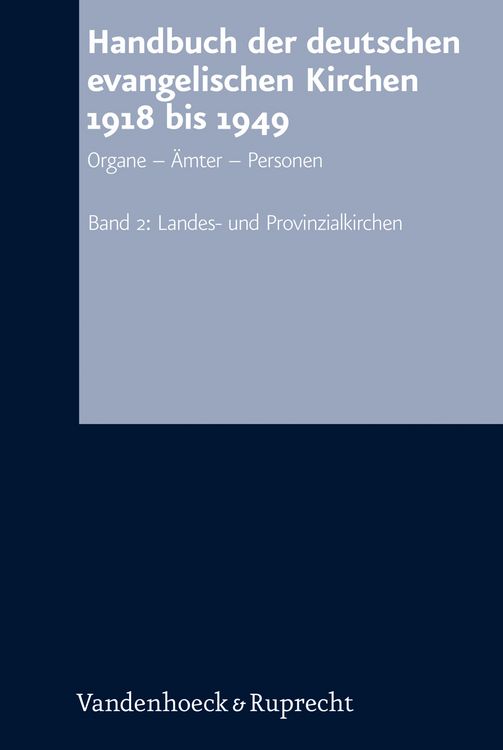 Produktbild: Handbuch der deutschen evangelischen Kirchen 1918 bis 1949
