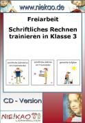 Produktbild: Freiarbeit - schriftliches Rechnen trainieren Kl. 3