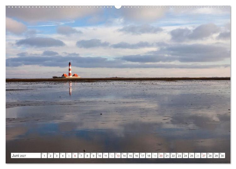 Produktbild: Meerblick - die Nordsee (Wandkalender 2027 DIN A2 quer), CALVENDO Monatskalender