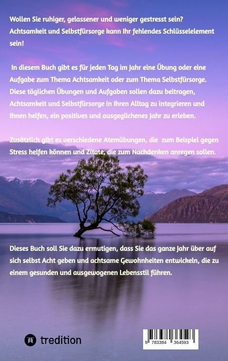 Produktbild: 365 Tage Achtsamkeit und Selbstf&uuml;rsorge