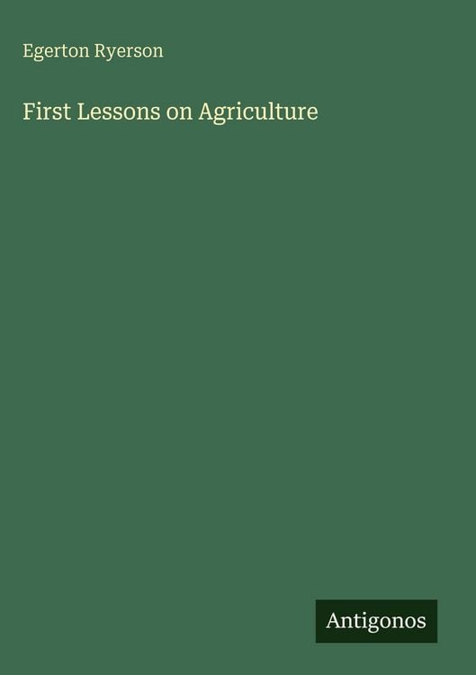 Produktbild: First Lessons on Agriculture