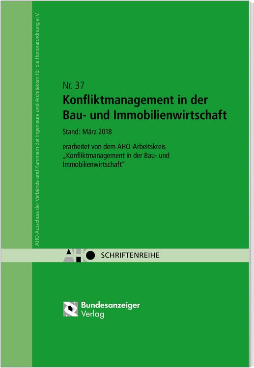 Produktbild: Konfliktmanagement in der Bau- und Immobilienwirtschaft