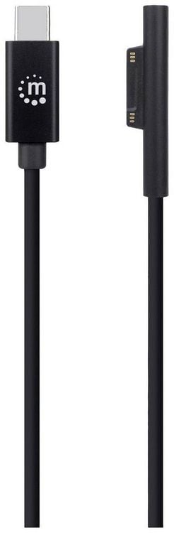 Produktbild: Manhattan USB-Kabel USB-C&reg; Stecker, Surface Connect-Stecker 1.80 m Schwarz 353632