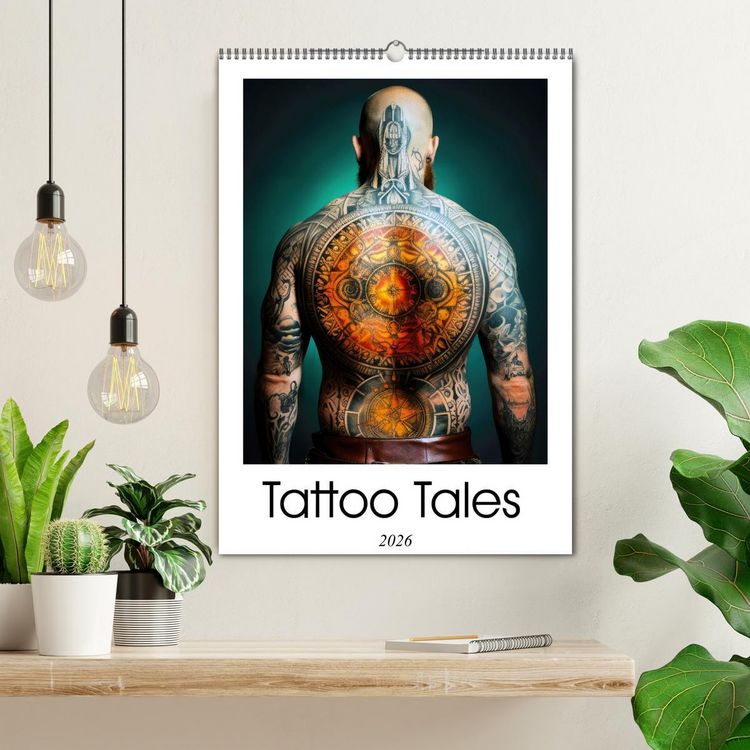 Produktbild: Tattoo Tales (Wall Calendar 2026 DIN A2 portrait), CALVENDO 12 Month Wall Calendar