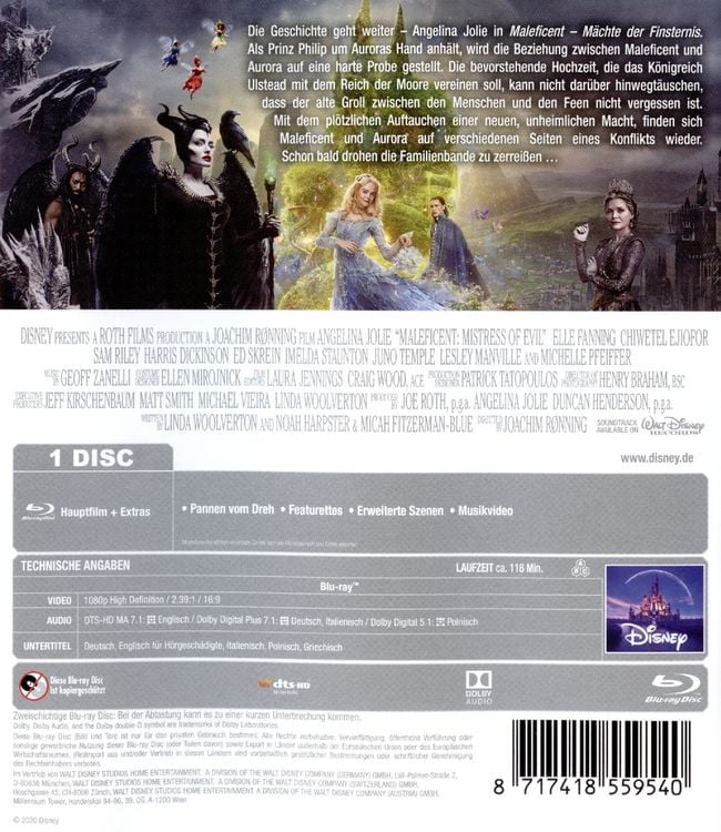 Produktbild: Maleficent - M&auml;chte der Finsternis