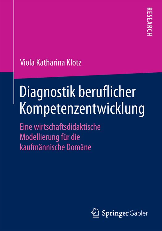 Produktbild: Diagnostik beruflicher Kompetenzentwicklung