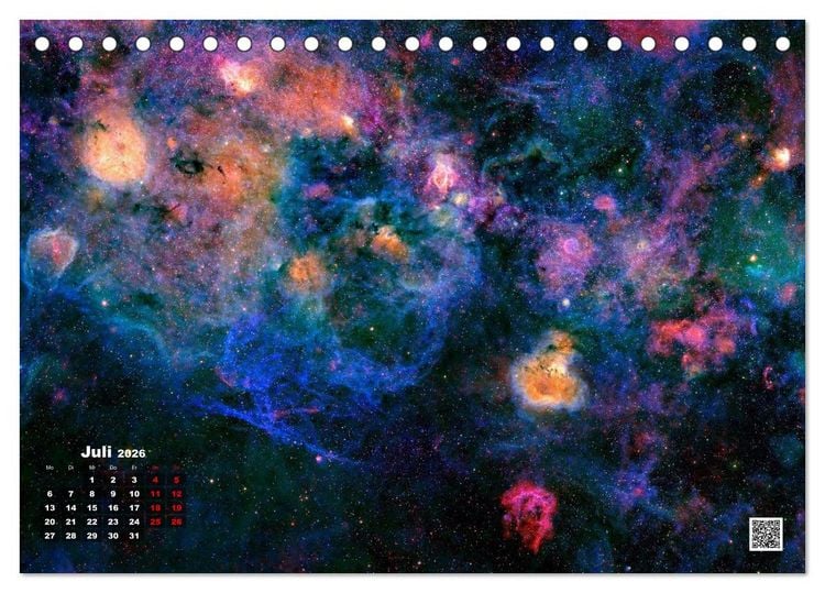 Produktbild: Neue Astrofotos von Stefan Ziegenbalg (Tischkalender 2026 DIN A5 quer), CALVENDO Monatskalender