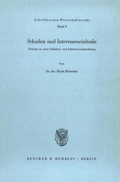 Produktbild: Schaden und Interesseneinbu&szlig;e.