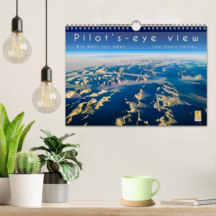 Produktbild: Pilot's-eye view - Die Welt von oben (Wandkalender 2026 DIN A4 quer), CALVENDO Monatskalender