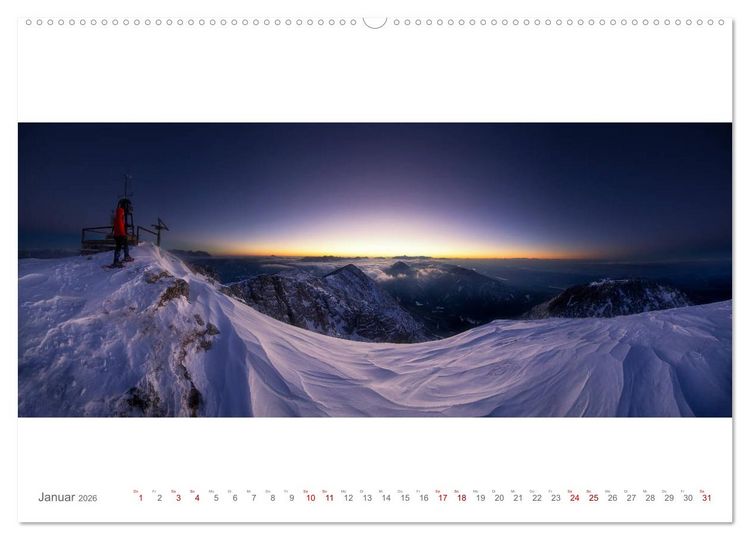 Produktbild: BergBlicke! (Wandkalender 2026 DIN A2 quer), CALVENDO Monatskalender