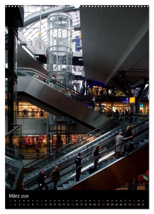 Produktbild: Hauptbahnhof Berlin (hochwertiger Premium Wandkalender 2026 DIN A2 hoch), Kunstdruck in Hochglanz