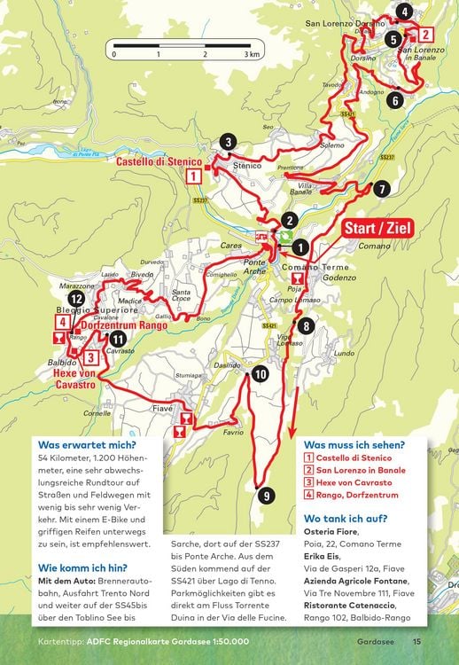 Produktbild: Die 25 schönsten E-Bike Touren am Gardasee