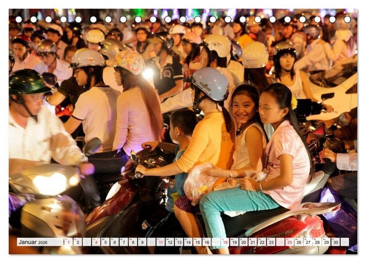Produktbild: Vietnam (Tischkalender 2026 DIN A5 quer), CALVENDO Monatskalender