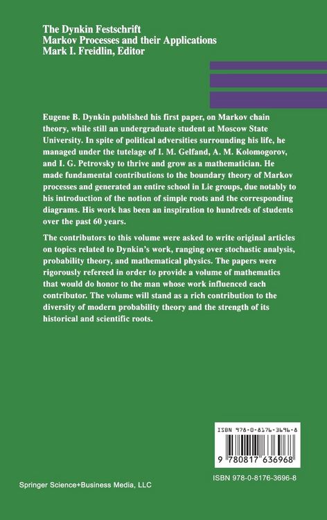 Produktbild: The Dynkin Festschrift