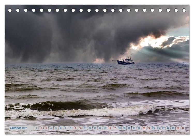 Produktbild: Insel-Licht. Sylt im Wechsel des Lichts (Tischkalender 2027 DIN A5 quer), CALVENDO Monatskalender
