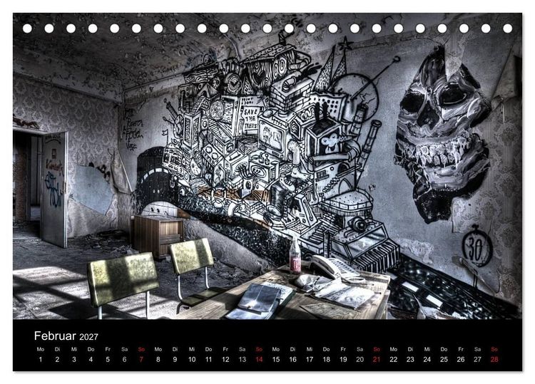 Produktbild: Verlassene Orte - Berlin - Brandenburg (Tischkalender 2027 DIN A5 quer), CALVENDO Monatskalender