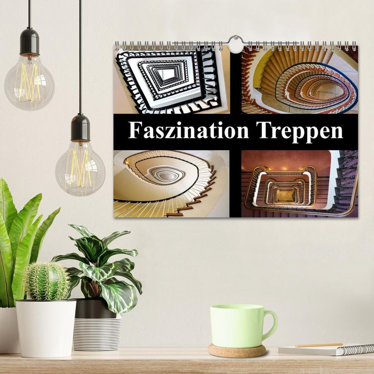 Produktbild: Faszination Treppen (Wandkalender 2026 DIN A4 quer), CALVENDO Monatskalender