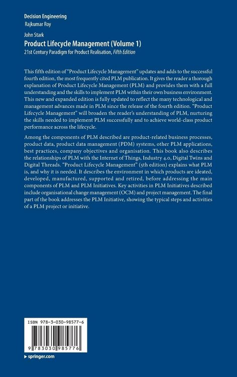 Produktbild: Product Lifecycle Management (Volume 1)