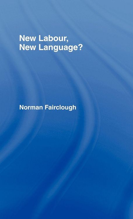 Produktbild: New Labour, New Language?