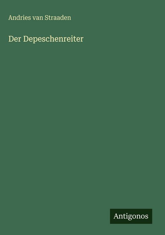 Produktbild: Der Depeschenreiter