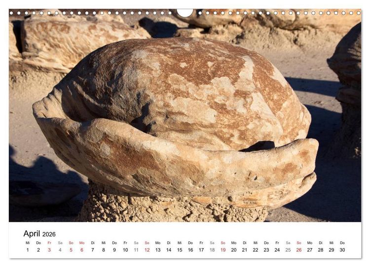 Produktbild: Felsen und Steine in fantastischen Farben und Formen (Wandkalender 2026 DIN A3 quer), CALVENDO Monatskalender