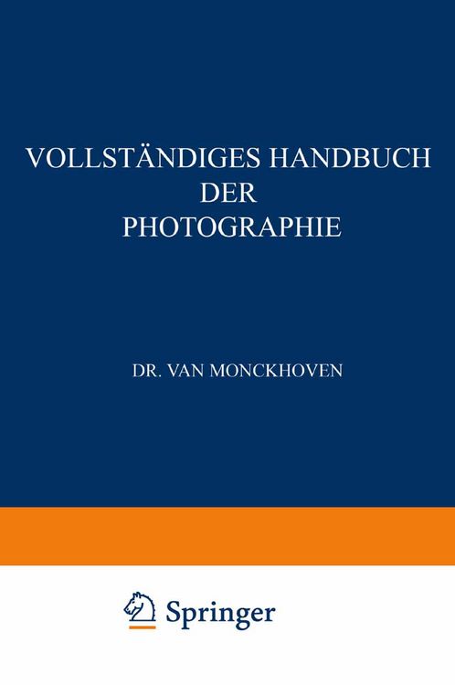 Produktbild: Vollst&auml;ndiges Handbuch der Photographie