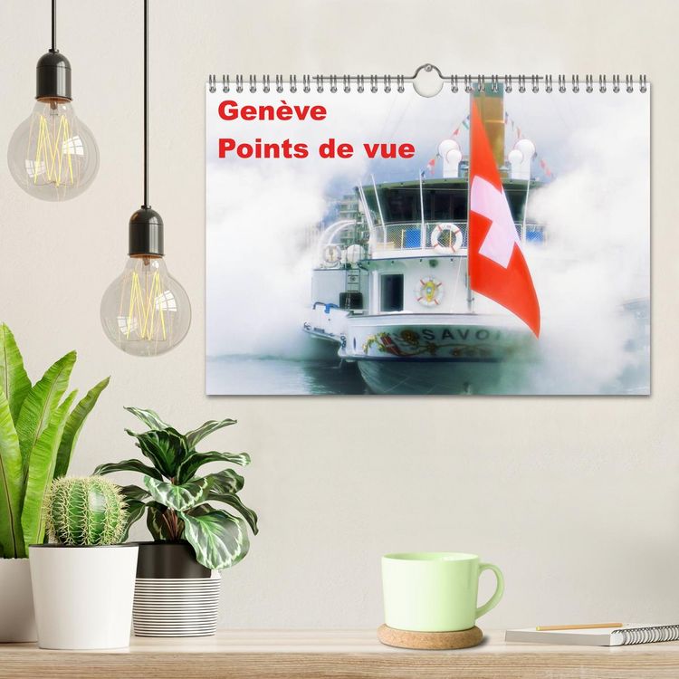 Produktbild: Gen&egrave;ve Points de vue (Calendrier mural 2026 DIN A4 vertical), CALVENDO calendrier mensuel
