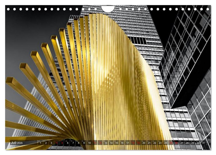 Produktbild: MAINHATTEN architektur kunst (Wandkalender 2026 DIN A4 quer), CALVENDO Monatskalender