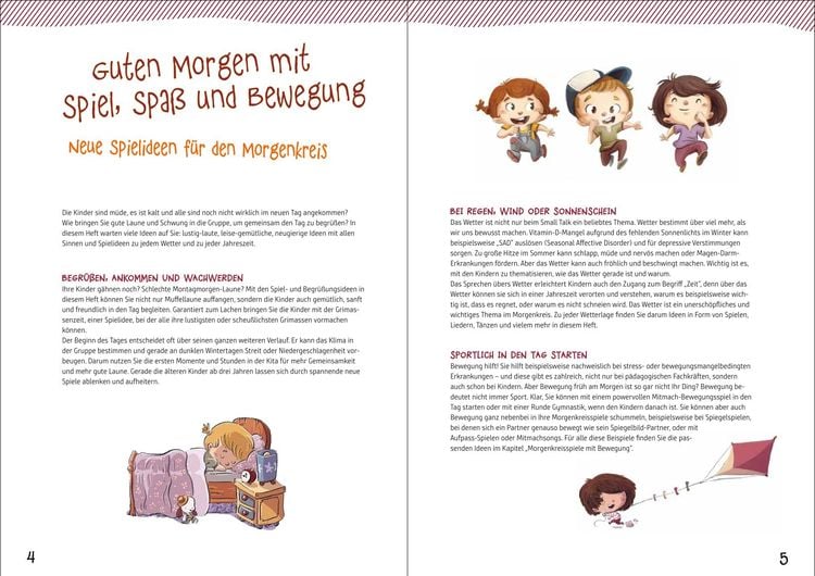Morgenkreisspiele fürs ganze Jahr