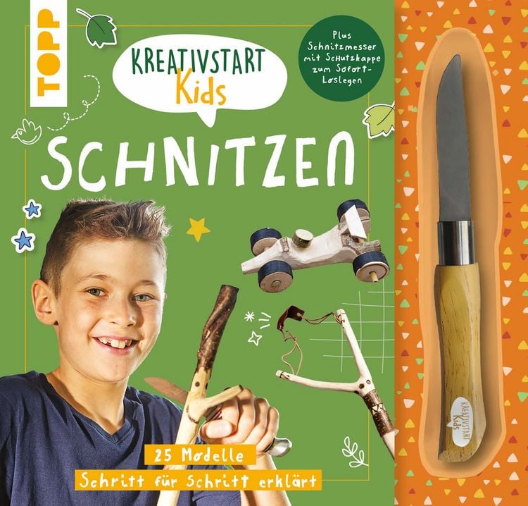 Bild vom Artikel Kreativstart Kids Schnitzen. Anleitungsbuch und Material vom Autor Markus Stickling