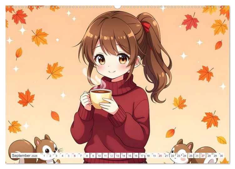 Produktbild: Kawaii Traumwelten (Wandkalender 2026 DIN A2 quer), CALVENDO Monatskalender