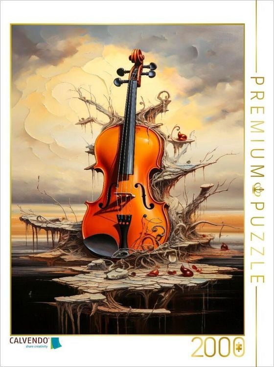 Produktbild: CALVENDO Puzzle Die Geige | 2000 Teile Lege-Gr&ouml;&szlig;e 90x67cm Foto-Puzzle f&uuml;r gl&uuml;ckliche Stunden