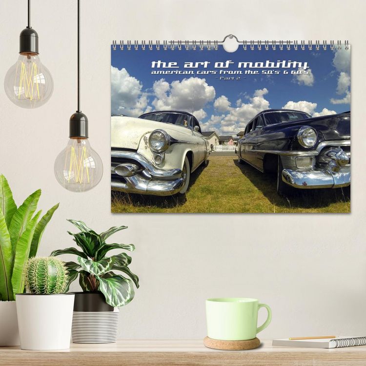 Produktbild: The art of mobility - american cars from the 50s & 60s (Part 2) (Wandkalender 2026 DIN A4 quer), CALVENDO Monatskalender