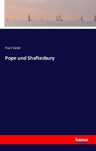 Produktbild: Pope und Shaftesbury