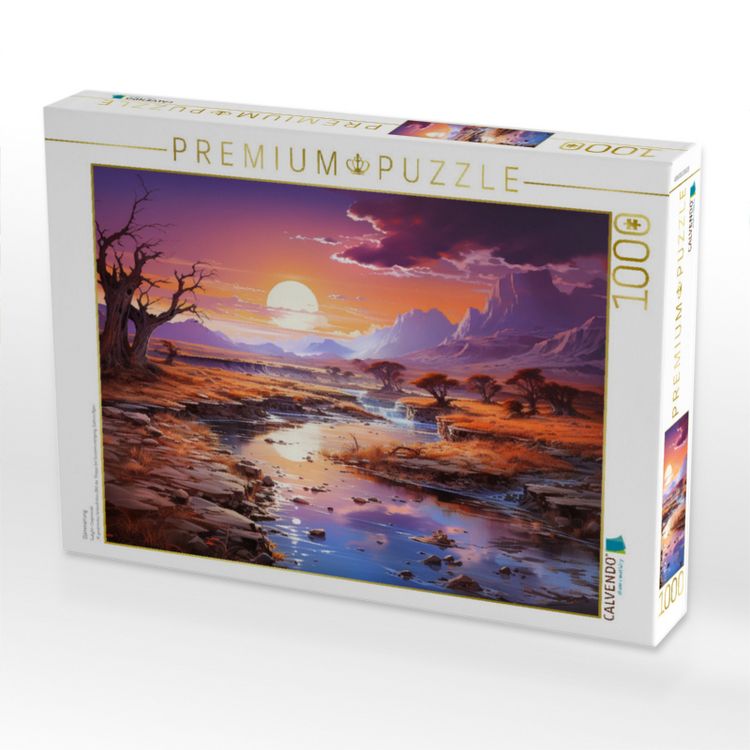 Produktbild: CALVENDO Puzzle D&auml;mmerung | 1000 Teile Lege-Gr&ouml;&szlig;e 64x48cm Foto-Puzzle f&uuml;r gl&uuml;ckliche Stunden