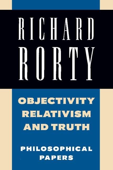 Produktbild: Objectivity, Relativism, and Truth: Volume 1