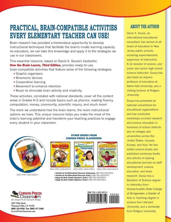 Produktbild: Brain-Compatible Activities, Grades K-2