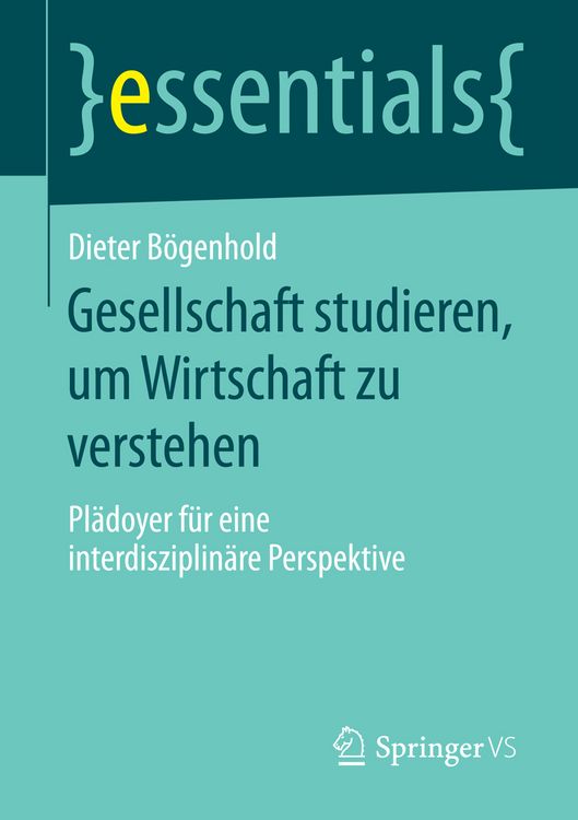 Produktbild: Gesellschaft studieren, um Wirtschaft zu verstehen