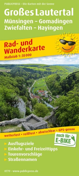 Produktbild: Großes Lautertal, Münsingen - Gomadingen - Zwiefalten - Hayingen 1:35 000