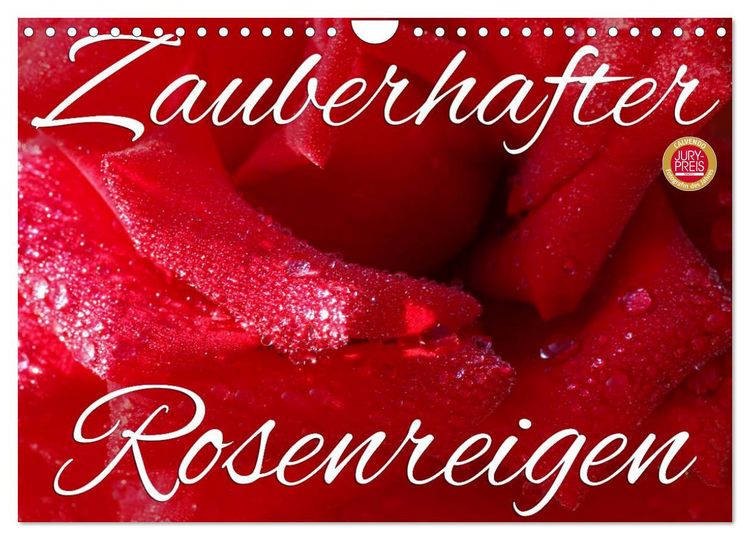 Produktbild: Zauberhafter Rosenreigen (Wandkalender 2026 DIN A4 quer), CALVENDO Monatskalender