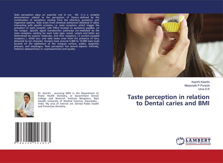 Produktbild: Taste perception in relation to Dental caries and BMI