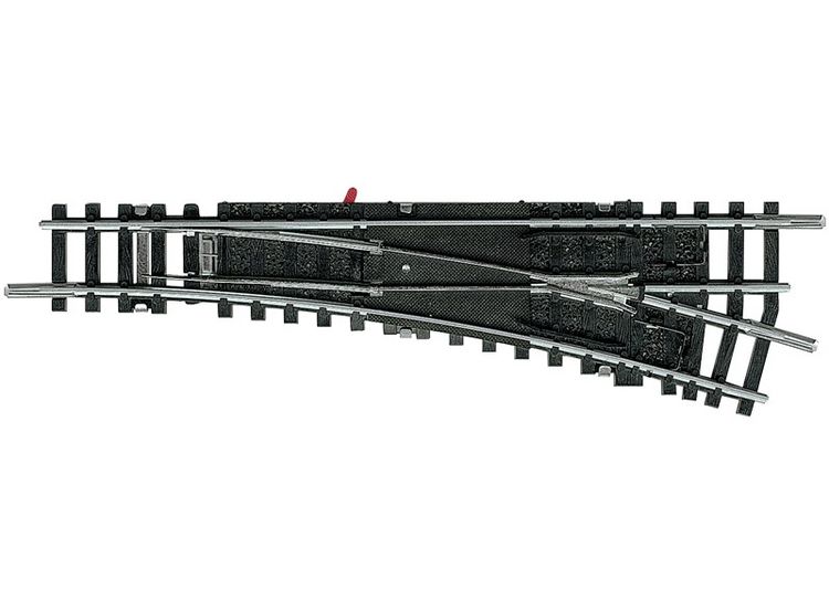 Produktbild: MiniTrix T14939 N Gleis Weiche, rechts 112.6mm 15&deg; 362.6mm 1St.