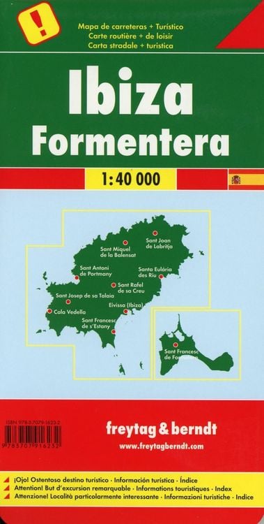 Produktbild: Ibiza . Formentera, Autokarte 1:40.000