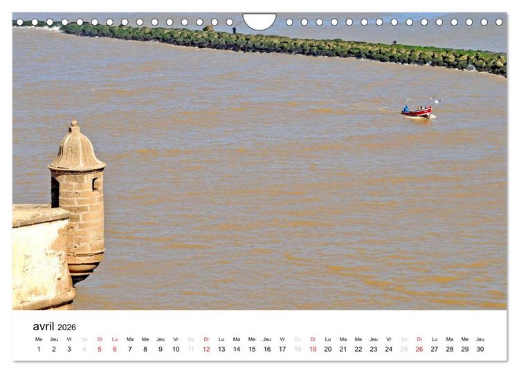 Produktbild: Maroc Au fil de l'eau (Calendrier mural 2026 DIN A4 vertical), CALVENDO calendrier mensuel