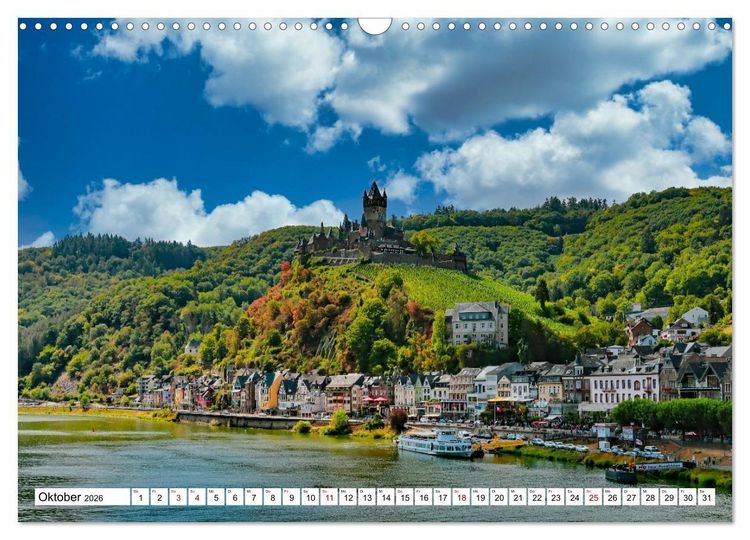 Produktbild: Mosel - Idylle und guter Wein (Wandkalender 2026 DIN A3 quer), CALVENDO Monatskalender
